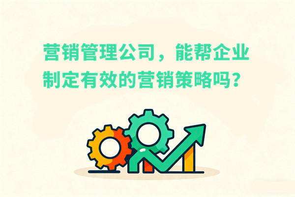 營(yíng)銷管理公司，能幫企業(yè)制定有效的營(yíng)銷策略嗎？