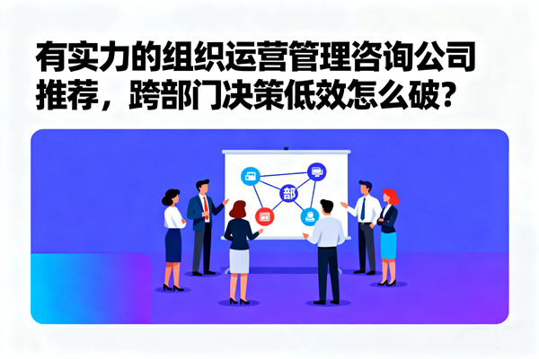 有實力的組織運營管理咨詢公司推薦，跨部門決策低效怎么破？