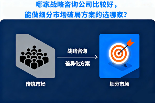哪家戰(zhàn)略咨詢公司比較好，能做細(xì)分市場破局方案的選哪家？