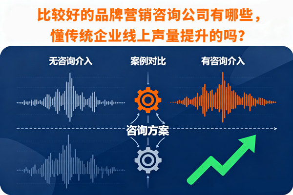 比較好的品牌營銷咨詢公司有哪些，懂傳統(tǒng)企業(yè)線上聲量提升的嗎？
